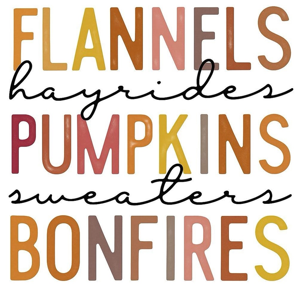 Autumn Themed Fall graphic tee